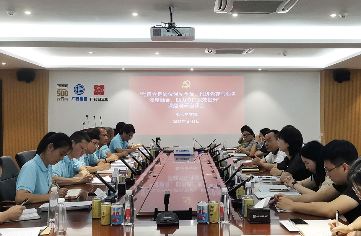 黨建引領(lǐng)深調(diào)研 黨業(yè)融合促提升——總廠黨委書記許鎮(zhèn)江、紀(jì)委書記杜麗華到第六黨支部開展調(diào)研座談